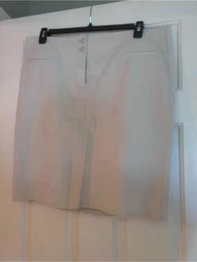 J. Jill Chino Skirt Sea Salt Sz 16